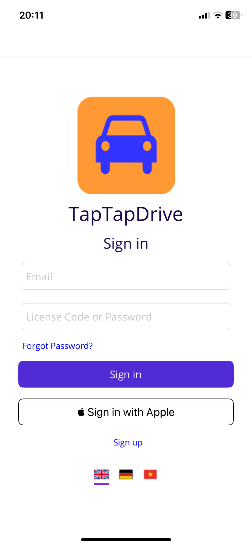 TapTapDrive Germany iOS App